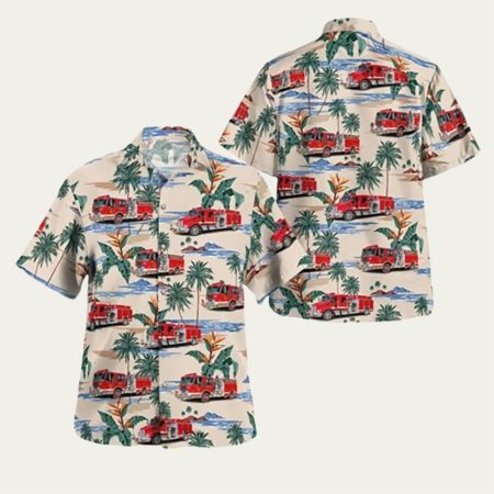 Egg Harbor City New Jersey Mullica Township Fire Department No 16 Weekstown Volunteer Fire Company No. 3 Hawaiian Shirt