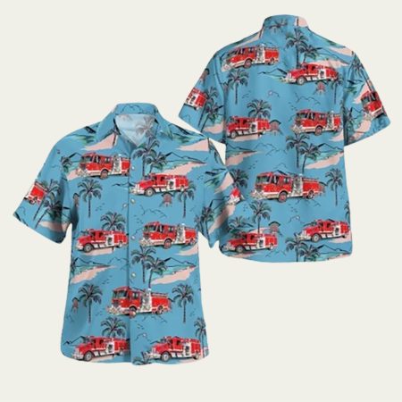 Egg Harbor City New Jersey Weekstown Volunteer Fire Company No. 3 Hawaiian Shirt