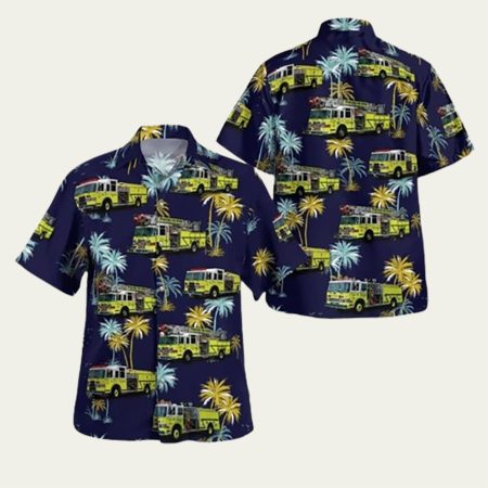 Egg Harbor City Nj Galloway Township Fire Department Pomona Volunteer Fire Company No. 3 Hawaiian Shirt