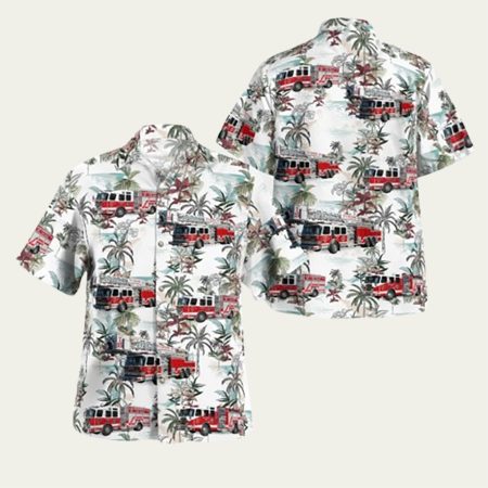 Egg Harbor Township New Jersey Cardiff Volunteer Fire Company No.1 Hawaiian Shirt