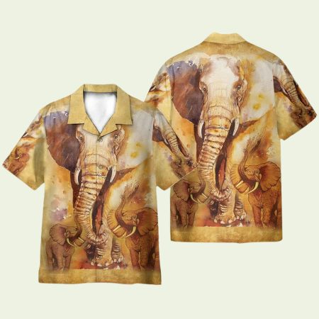 Elephant Hawaiian Shirt