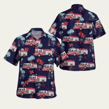 Ellenville New York Ellenville Fire District Hawaiian Shirt