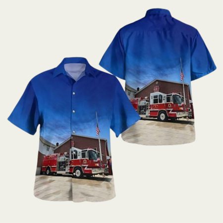 Elmwood Park New Jersey Elmwood Park Fire Department Company 2 Hawaiian Shirt