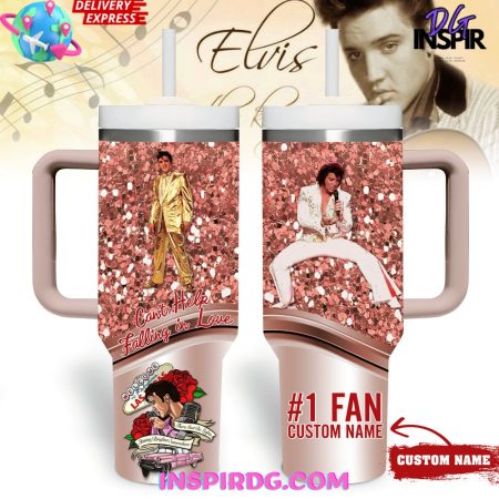 Elvis Presley Las Vegas 30oz or 40oz Stainless Tumbler With Handle NVA