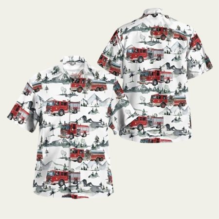 Elwood New Jersey Elwood Volunteer Fire Company No. 1 Hawaiian Shirt
