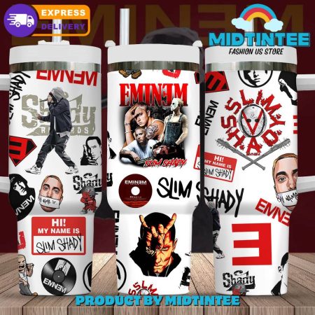 Eminem My Name Is Slim Shady Hip Hop  30oz or 40oz Tumbler With Handle HG