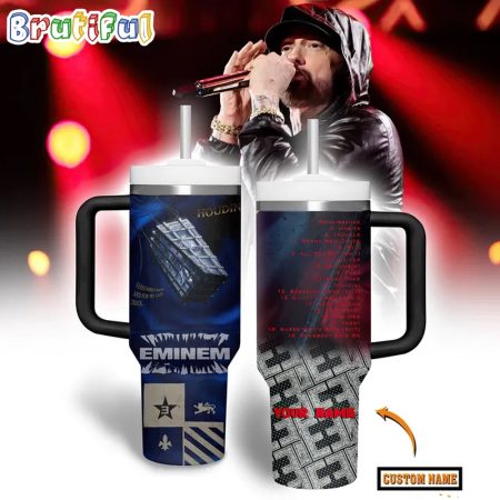 Eminems Music Fan Lovers Custom Custom Quencher 30oz or 40oz Stainless Steel Tumbler With Handle HG