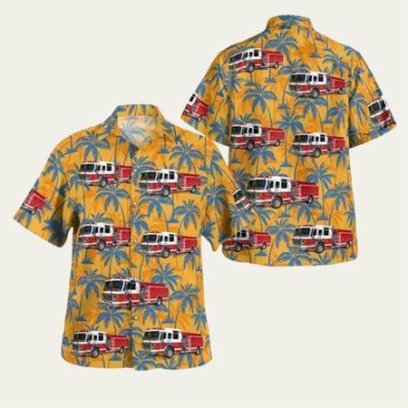 Enfield New Hampshire Enfield Nh Fire Department Hawaiian Shirt