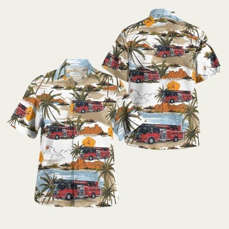 Espanola New Mexico Espanola Fire Department Hawaiian Shirt
