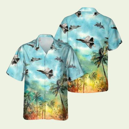 Raptor Palm Tree Hawaiian Shirt