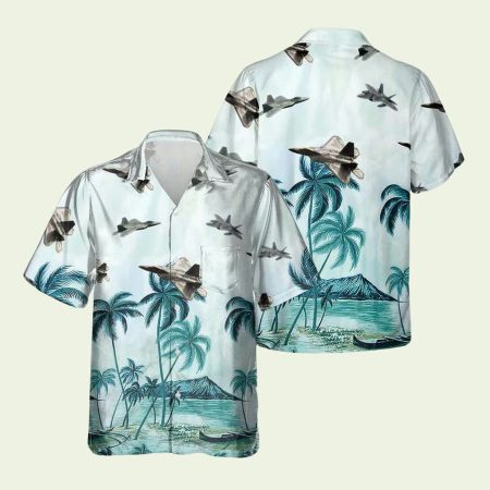 Raptor Palm Tree Hawaiian Shirt