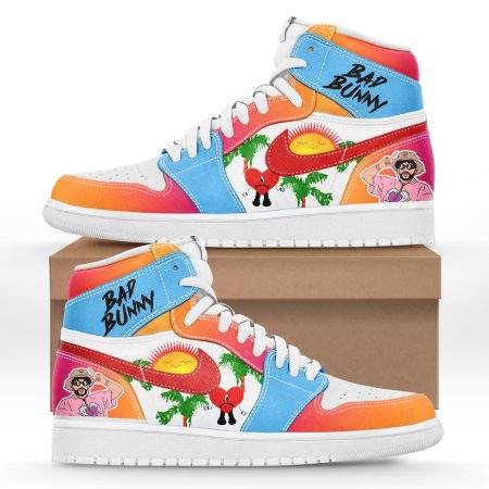 Bad Bunny AJ1 High Sneakers Shoes For Men And Women