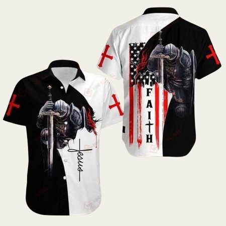 Faith knight jesus hawaiian shirt