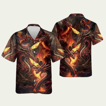 Fantasy Dragon Hawaiian Shirt