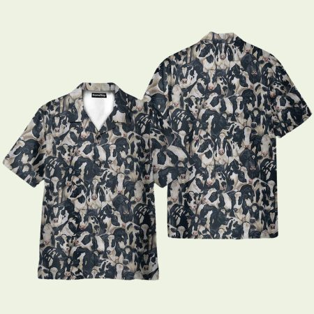 Fat Quarter Cows Farm Hawaiian Shirt