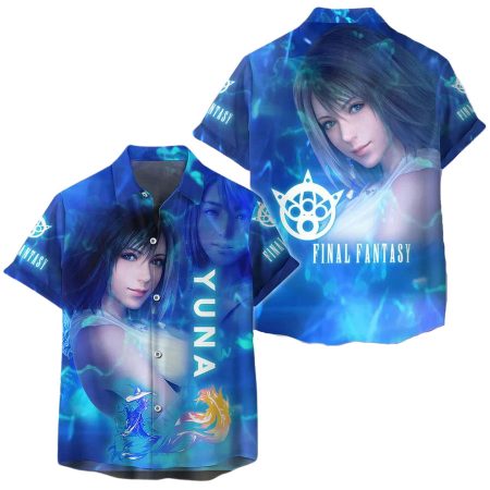 Final Fantasy X Yuna Hawaiian Shirt