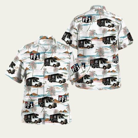 Firefighter One Sparta New Jersey Hawaiian Shirt