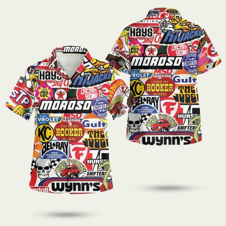 FIX Racing Car Labeling 2 Hawaiian Shirt