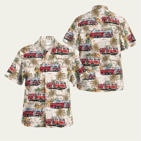 Florham Park Fire Department Florham Park New Jersey Hawaiian Shirt