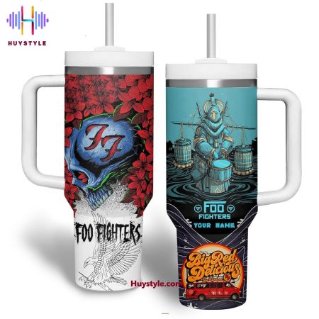 Foo Fighters Big Red Delicious Quencher 30oz or 40oz Stainless Steel Tumbler With Handle NVA