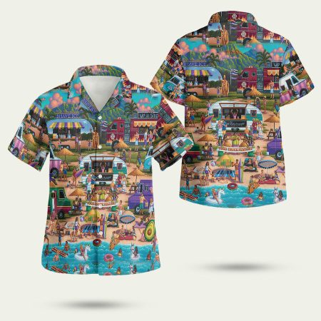 Food Truck Festival Hawaiian Shirt