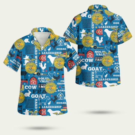 Forever Blue Ffa Hawaiian Shirt