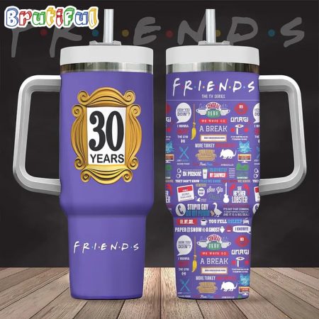 Friends Music Band Custom Quencher 30oz or 40oz Stainless Steel Tumbler With Handle HG