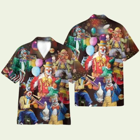 Funny Clowns Hawaiian Shirt