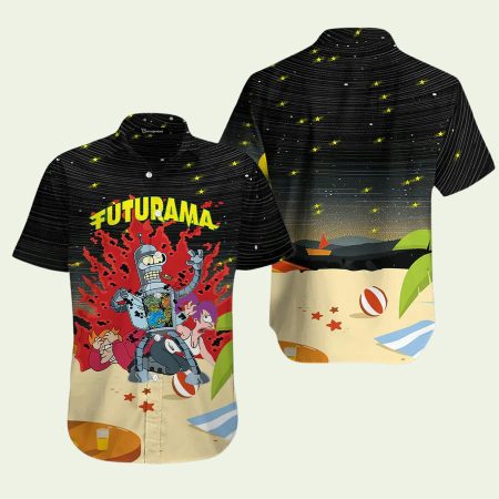 Futurama Bender Hawaiian Shirt