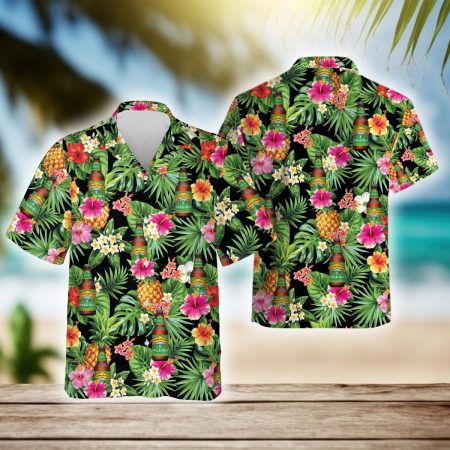 Tropical Leaf Pineapple Sierra Nevada Beer Hawaiian Shirt, Sierra Nevada Beer Aloha Summer Shirts, Sierra Nevada Brewing Button Up Hawaiian Shirt