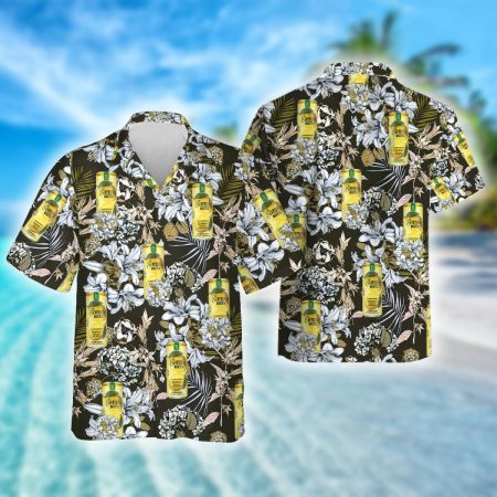 Simply Spiked Lemonade Vintage Floral Pattern Hawaiian Shirt, Simply Spiked Aloha Summer Beach Shirts, Simply Spiked Button Down Hawaiian Shirts