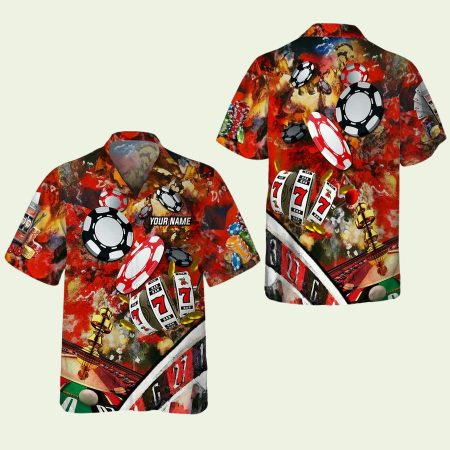 Gambling Casino Gambling Style Hawaiian Shirt
