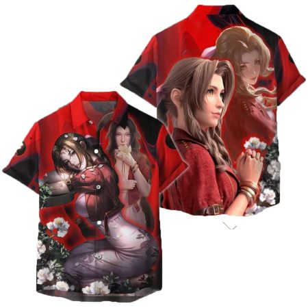 Game Final Fantasy Xvi Red Hawaiian Shirt