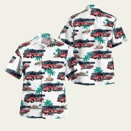 Garden City Park Fire Department Ny Hawaiian Shirt