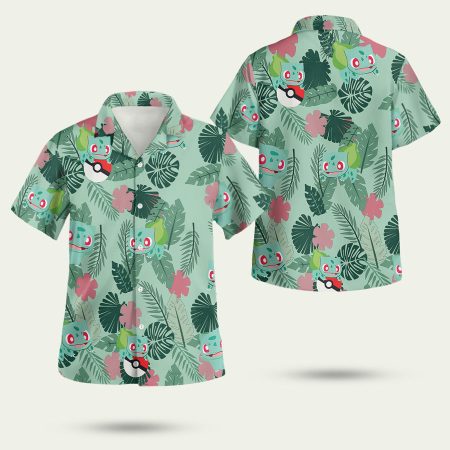 Bulbasaur pokemon Hawaiian Shirt
