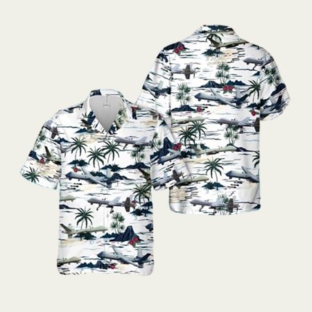 General Atomics Mq 9 Reaper Hawaiian Shirt