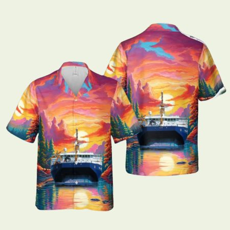 German Navy Planet Hawaiian Shirt