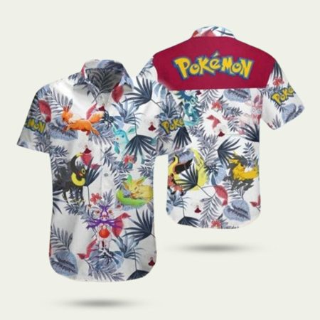 Get ready for adventure with pokemon go hawaiian shirt