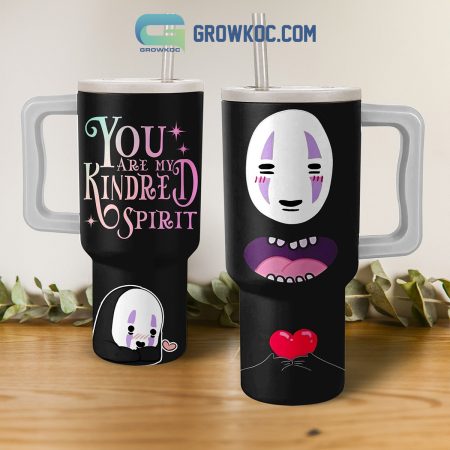 Studio Ghibli You Are My Kindre Spirit  30oz or 40oz Stainless Steel Tumbler With Handle HG