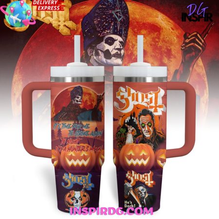 Ghost Halloween 30oz or 40oz Stainless Tumbler With Handle NVA