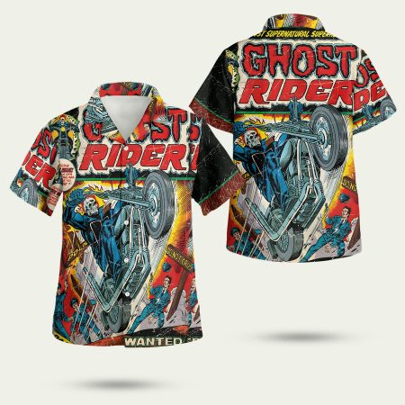 Ghost Rider Hawaiian Shirt
