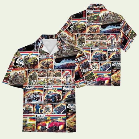 Gi Joe Comics Halloween Cartoon Hawaiian Shirt