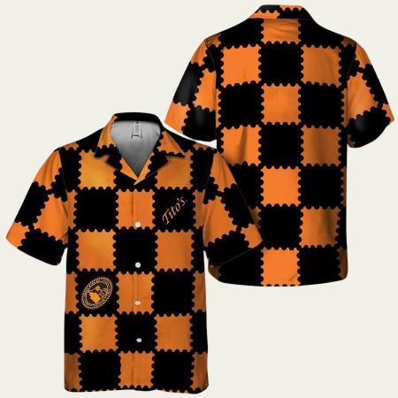 Gingham Tito’s Vodka Practical Hawaiian Shirt