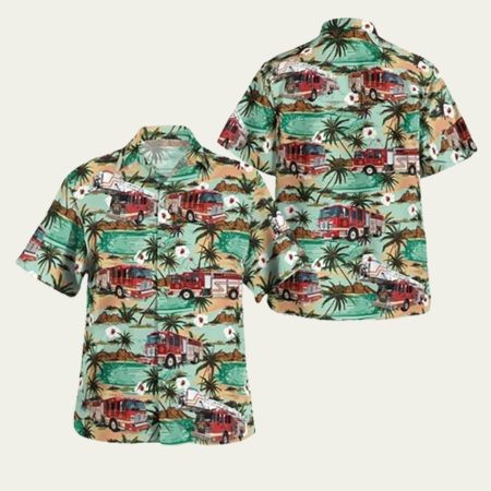 Glassboro Fire Department Glassboro New Jersey Hawaiian Shirt