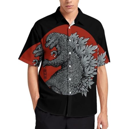 Godzilla Monster King Beach Shirt