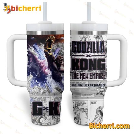 Godzilla Vs Kong The New Empire 30oz or 40oz Stainless Tumbler With Handle NVA