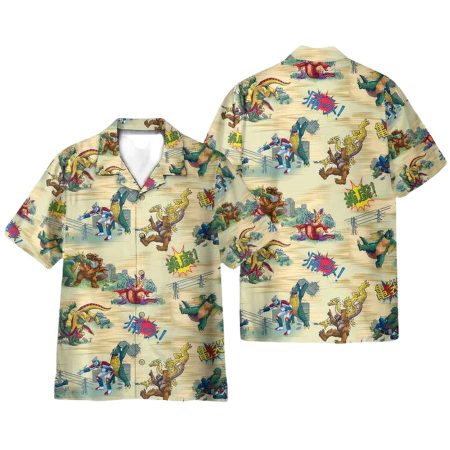 Godzilla King Of Monster Funny Hawaiian Shirt