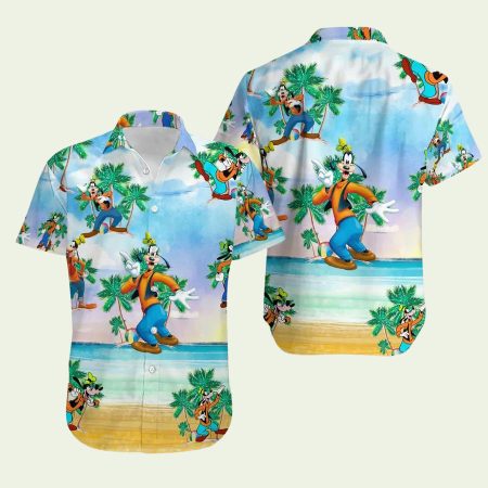 Goofy Coconut Pattern Hawaiian Shirt