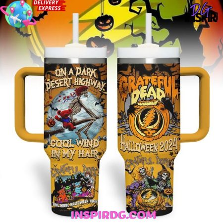 Grateful Dead Halloween 30oz or 40oz Stainless Tumbler With Handle NVA