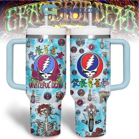 Grateful Dead The Dancing Bears Fan Drawing Fan  30oz or 40oz Tumbler With Handle HG